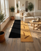 Organic Seagrass Runner Rug | Handwoven Hallway & Entryway | Rugs by LA FIBRE ARTISANALE. Item made of fiber works with contemporary & modern style