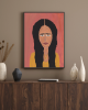 In Plain Sight Original Acrylic Canvas Painting | Oil And Acrylic Painting in Paintings by Chris Cammille for Mint and Fig. Item made of canvas compatible with minimalism and contemporary style