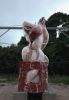 I am free from Pandora | Public Sculptures by Rafail Georgiev - Raffò | Aire de jeux du Domaine de Bayssan in Béziers. Item composed of marble compatible with minimalism style