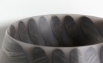 Long Shadow Series #15 (ash grey deep with gold and grey) | Decorative Bowl in Decorative Objects by Todd McCollister | Lied Education Center for the Arts in Omaha. Item composed of wood in contemporary or modern style
