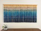 SHALLOWS Coastal Beach Boho Wall Hanging Tapestry | Wall Hangings by Wallflowers Hanging Art. Item made of wool with fiber works with boho & contemporary style