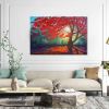 The Radiant Maple — Original Oil Painting | Oil And Acrylic Painting in Paintings by DaggArt. Item made of canvas works with traditional style