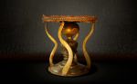 PUNKY | Side Table in Tables by Michel Haillard. Item composed of wood and bronze
