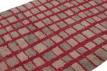 Vintage Moroccan Rug in Pink and Red Geometric Patterns | Area Rug in Rugs by Rug and Kilim