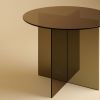 Bronzed Glass Dining Table - YURI by Lebanto | Tables by Lebanto. Item made of glass works with minimalism & contemporary style