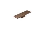 Medium Striped Rectangle | Pull in Hardware by Thea design. Item composed of brass
