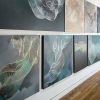 Cracks of Light | Oil And Acrylic Painting in Paintings by Tracie Cheng. Item made of canvas with synthetic