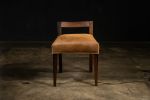 Low Side Chair in Argentine Rosewood and Hair Hide, Umberto | Dining Chair in Chairs by Costantini Design. Item composed of wood and leather in contemporary or modern style