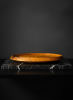 Large Oak Presentation Plate | Hand-Turned Artisan Solitaire | Decorative Plate in Decorative Objects by Holzkunst Samuel Meisinger. Item composed of wood compatible with modern and rustic style