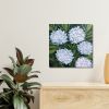 Night Sentinels - White Hydrangeas | Oil And Acrylic Painting in Paintings by Filomena Booth Fine Art. Item made of canvas works with contemporary style