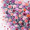 Petal Dance — Original Impasto Heart Painting | Oil And Acrylic Painting in Paintings by DaggArt. Item composed of canvas in contemporary style
