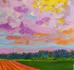 Storm Chaser | Oil And Acrylic Painting in Paintings by Jessica Marshall / Library of Marshall Arts. Item compatible with country & farmhouse style