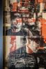 Story Wall | Paneling in Wall Treatments by Alicia Dietz Studios | ZZQ Texas Craft Barbeque in Richmond. Item composed of synthetic