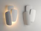Clipper 3 | Layered Architectural Ceramic Wall Sconce | Sconces by Naaya Studio. Item made of wood with metal works with minimalism & mid century modern style
