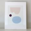 Purple Moon - original handmade silkscreen print | Prints by Emma Lawrenson. Item composed of paper