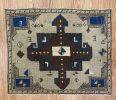 Hand-woven Turkish Rug Doormat| 1.11 x 1.7 | Small Rug in Rugs by Wool and Rug. Item made of wool compatible with boho and contemporary style