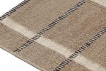 Rug & Kilim’s Scandinavian Runner Rug In Brown with Black | Area Rug in Rugs by Rug and Kilim