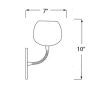 Solid Claylight Sconce | Sconces by lightexture | Palm Springs Mortgage in Palm Springs. Item made of steel with ceramic works with contemporary & modern style