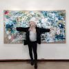 A Piece of my Space #1 | Oil And Acrylic Painting in Paintings by Lotta Sirén. Item made of canvas with synthetic