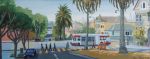 SF Beautiful MUNI Series | Oil And Acrylic Painting in Paintings by Arthur Koch. Item composed of canvas & synthetic