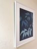 Blue Eucalyptus Diptych (Two FRAMED hand-printed cyanotypes) | Photography by Christine So