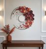 Oversized Multicolor Acrylic Metal Wall Art: Abstract Home D | Sculptures by Sarmal Design. Item composed of metal in mid century modern or contemporary style