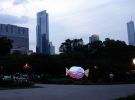 Eye Candy | Public Sculptures by John E. Bannon. Item made of steel with synthetic