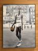 The Young Baller - Legendary Royalty | Drawing in Paintings by Bringing Life To Art LLC (B.A.T.L. LLC). Item made of canvas with metal works with contemporary & urban style