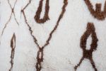 Contemporary Beni Ourain Moroccan Rug | Area Rug in Rugs by Kechmara Designs. Item composed of fabric & fiber