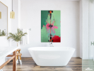 Reflected Silence — Alienation Series (Diptych) | Paintings by Gela Mikava. Item made of fabric compatible with minimalism and contemporary style