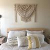 Modern Macrame Home Decor Wall Hanging with Beads | Wall Hangings by Desert Indulgence