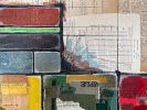 Cellular Max | Mixed Media by Glen Gauthier. Item composed of canvas