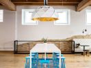 Sun Chandelier Gold 140 CREED St Paul MN | Chandeliers by ADAMLAMP | Creed Interactive in Saint Paul. Item composed of steel compatible with country & farmhouse and industrial style