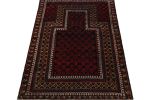 Rug & Kilim’s Persian Baluch Tribal Rug in Red | Area Rug in Rugs by Rug and Kilim