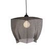 "Lanny" Steel Wire Mesh Pendant Light  11" h x 14" w | Sculptures by Anne Lindsay Studio. Item made of steel works with contemporary & industrial style