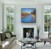 On The Russian River | Oil And Acrylic Painting in Paintings by Victoria Veedell. Item composed of canvas in contemporary style