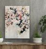 Abstract Cherry Blossom Flower Painting | Oil And Acrylic Painting in Paintings by Arohika Verma. Item made of canvas works with contemporary style