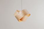 Blume Klein-Wood Veneer Lamp Manually Crafted Designer Art | Pendants by Traum - Wood Lighting. Item made of wood works with minimalism & contemporary style