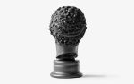 Hermes Bust in Black (Small) | Sculptures by LAGU. Item composed of marble