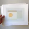 Flower Moon - original silkscreen print | Prints by Emma Lawrenson. Item made of paper
