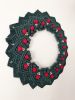 Macrame Christmas Wreath | Macrame Wall Hanging in Wall Hangings by Damla. Item made of cotton with metal works with boho style