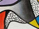 Harlequin - Festive Frenzy 1 | Oil And Acrylic Painting in Paintings by Aarti Bartake. Item made of canvas with synthetic