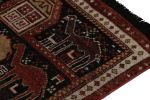 Rug & Kilim’s Shirvan Tribal Rug In Red, Orange & Brown | Area Rug in Rugs by Rug and Kilim