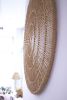 WHEEL Round Raffia Macrame Wall Hanging | Wall Hangings by Vila Vera. Item composed of fiber