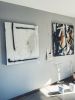 47" x 41" Contemporary Abstract | Mixed Media by Michael O'Guinn. Item composed of canvas compatible with contemporary and industrial style