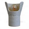 Extravagant italian designer table lamp | Lamps by ENOceramics. Item composed of ceramic compatible with minimalism and contemporary style