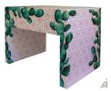 Cactus Capture | Nightstand in Storage by Habitat Improver - Furniture Restyle and Applied Arts. Item made of wood with fabric works with eclectic & maximalism & traditional style