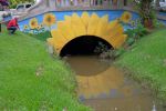 Serenity | Street Murals by Keith Doles | Willowbranch Park in Jacksonville. Item composed of synthetic