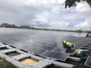 FPL Floating Solar Sign | Signage by Jones Sign Company. Item made of synthetic