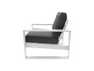 Manly 4-Piece Aluminium Outdoor Lounge Setting — White | Couch in Couches & Sofas by FurnitureOkay. Item made of aluminum